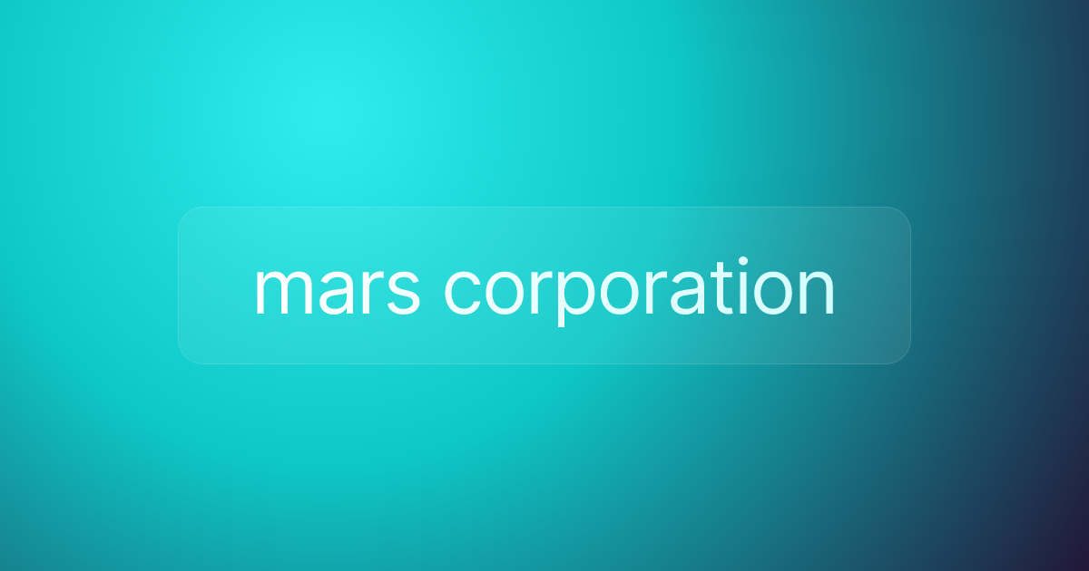 mars corporation