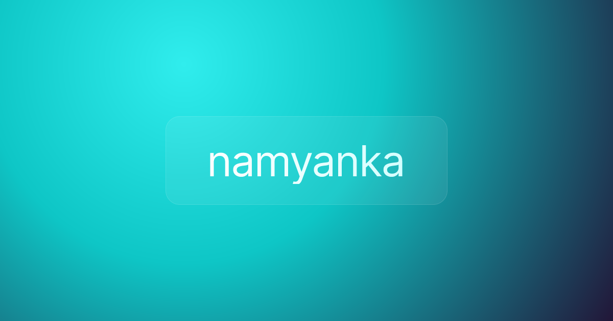 namyanka