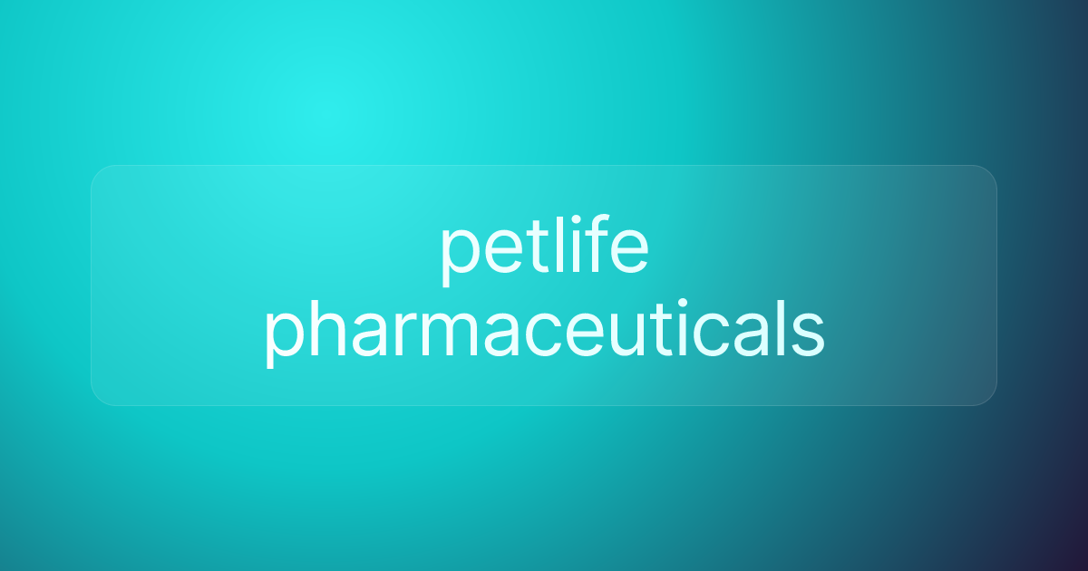 petlife pharmaceuticals