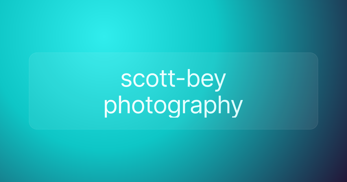 scott-bey photography