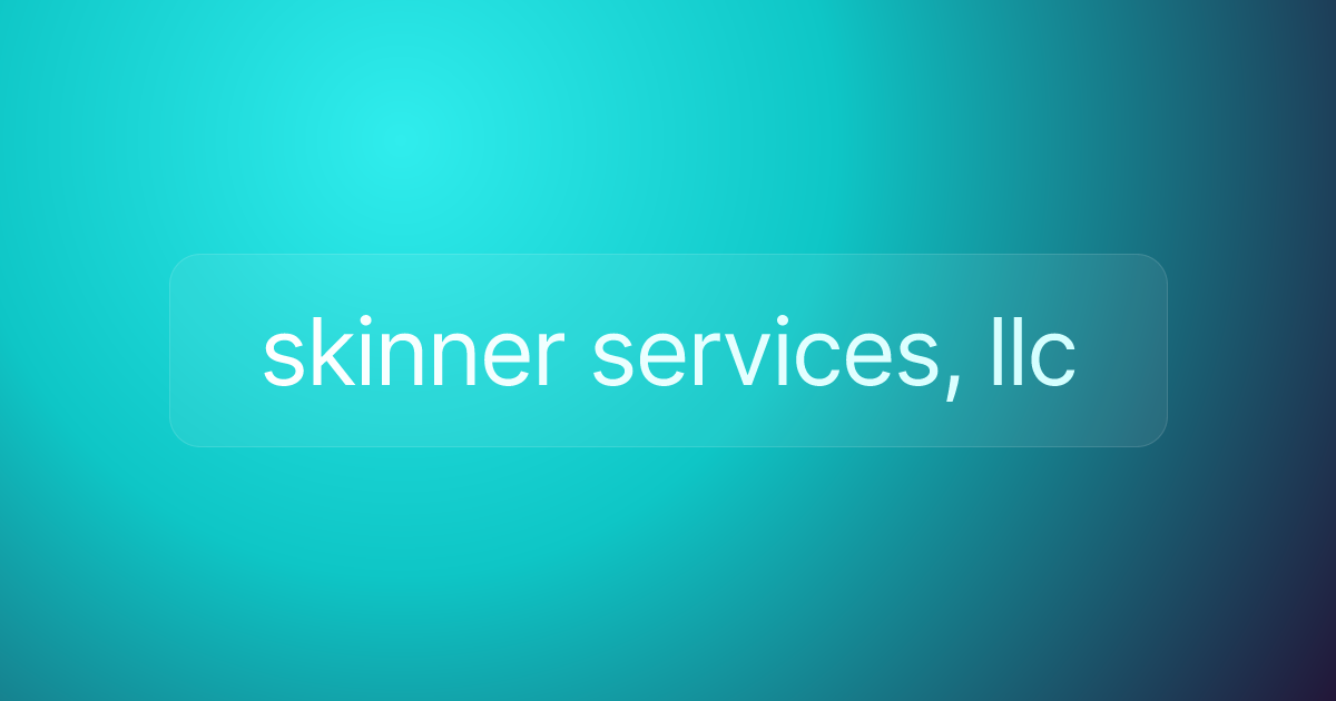 skinner services, llc