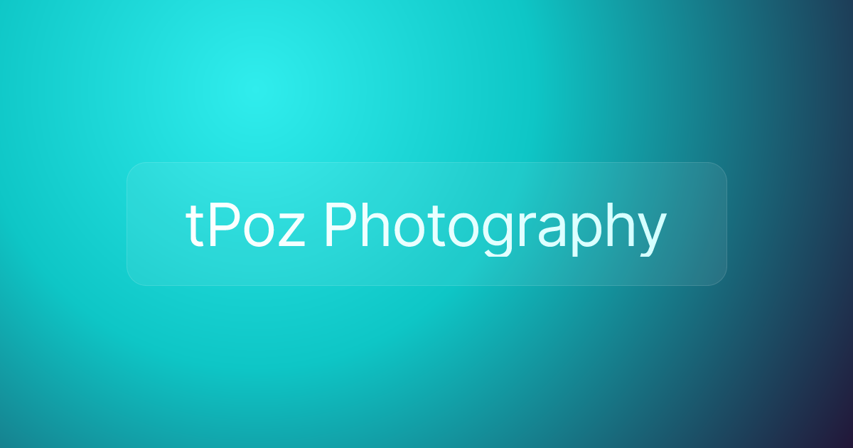 tPoz Photography