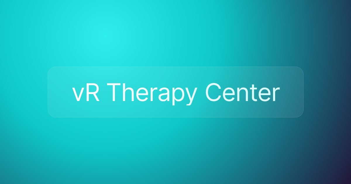vR Therapy Center
