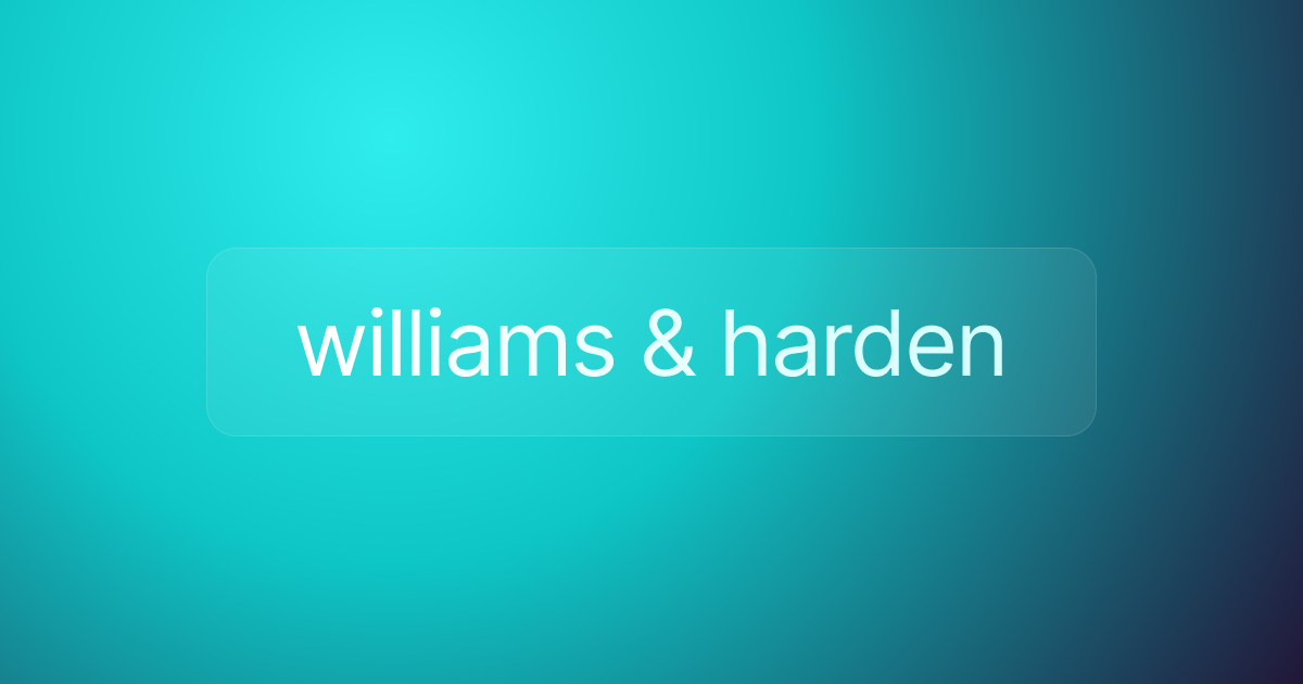 williams & harden
