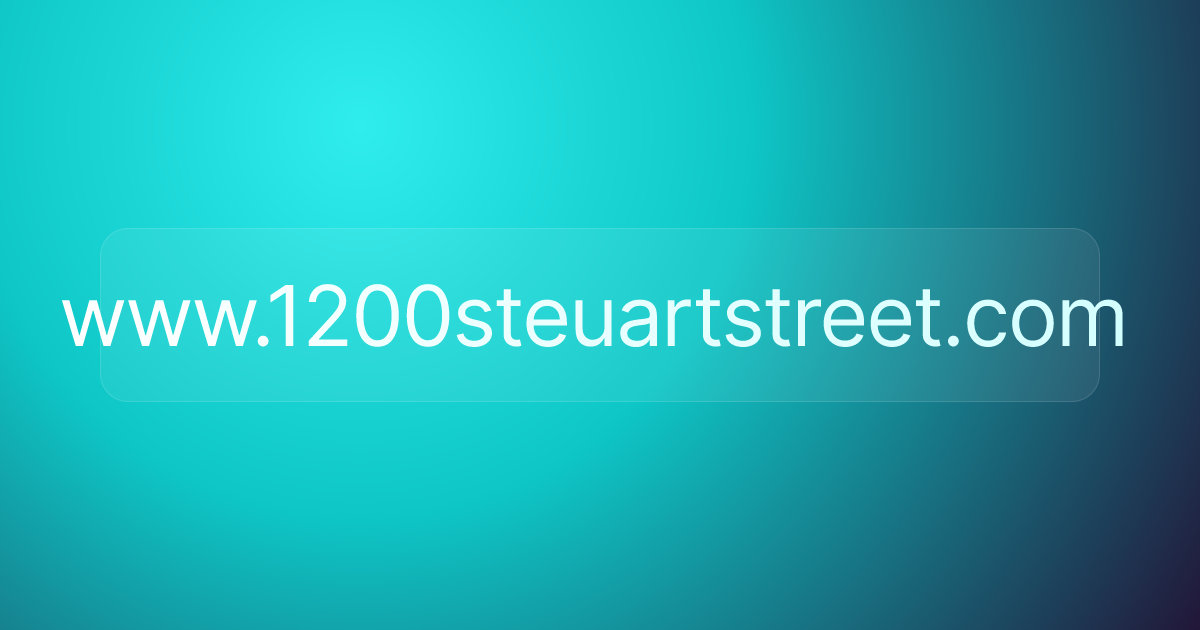 www.1200steuartstreet.com